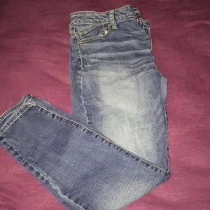 American eagle super stretch jeans.